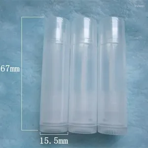 Opslag Flessen 5 ML Lippenstift Buis Doorzichtig Plastic PP Lipgloss Sub-bottelen Kleine Lege Cosmetische Container Make-up monster 1000 STKS/PARTIJ