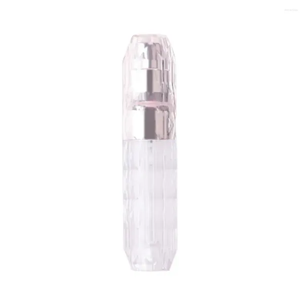 Botellas de almacenamiento 5 ml Atomizador de perfume Recipiente de líquido portátil para cosméticos mini aluminio spray botella vacía recargable