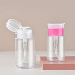 Bouteilles de stockage 5 pièces 100 ml/150 ml/200 ml PETG pression bouteille rechargeable démaquillant Toner séparation de l'eau contenants cosmétiques