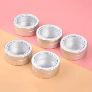 Bouteilles de rangement 5pcs 25/60 // 80/100 ml JAR JAR CONTENSEURS COSMÉTIQUES LIP Nail Déritude Craft Pot Refillable Vis à vis