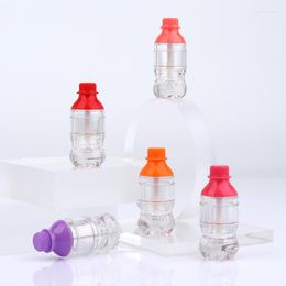 Botellas de almacenamiento 5 uds 5ml botella de coque tubo de brillo de labios lápiz labial vacío plástico transparente envase de embalaje cosmético