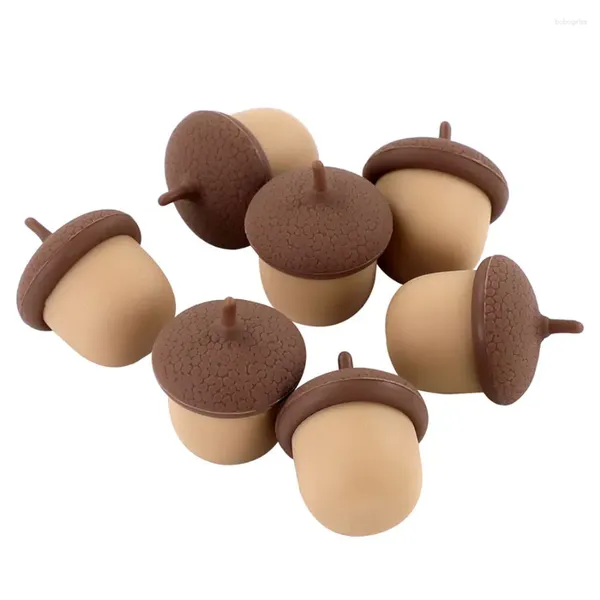 Bouteilles de stockage 5pcs 5ml noisette conception silicone conteneur pot pour huile cire portable vide cosmétique mini crème pour le visage / lotion / cosmétique