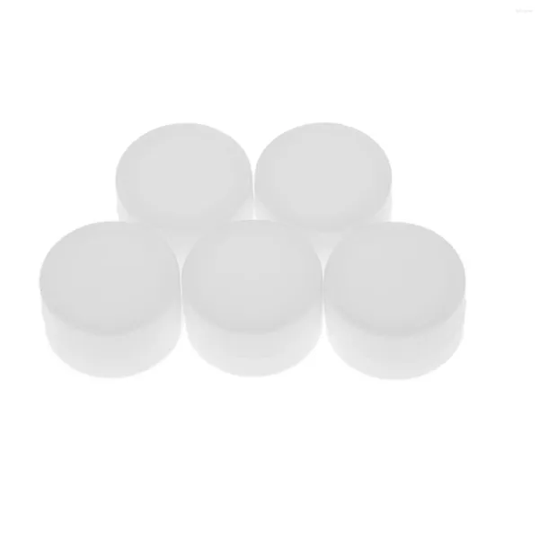 Botellas de almacenamiento 5 PPC Jares cosméticos vacíos Plástico portátil 3G/5G DIY Lip Lip Nail Face Cream Moisturisor Mapeán