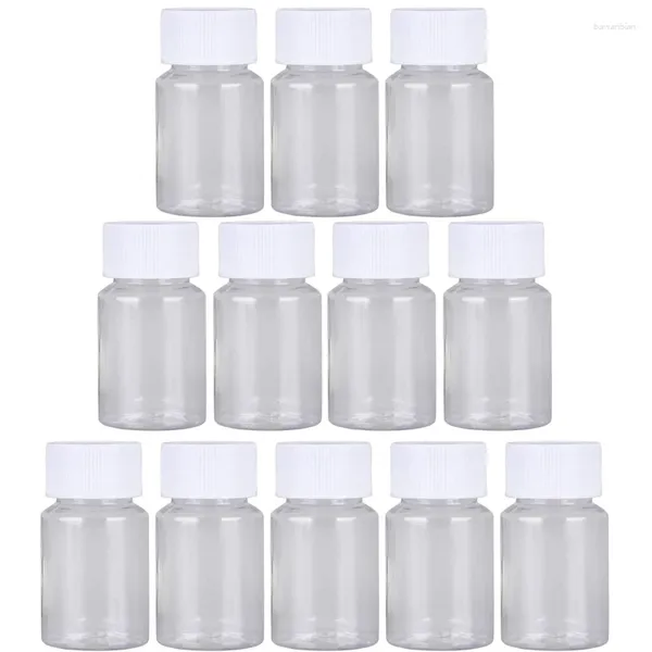 Bouteilles de rangement 5pcs en plastique vide récipient de bouteille pour animaux de compagnie en poudre solide 15 ml / 20 ml / 30 ml / 50 ml / 60 ml / 80 ml / 100 ml