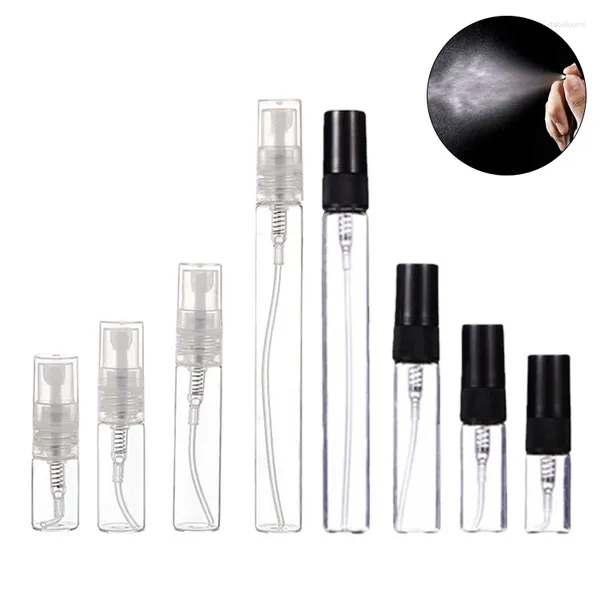 Botellas de almacenamiento 5pcs/Pack 2ml/3ml/5ml/10ml Mini perfume portátil Portable Bottling Bottle Bottle