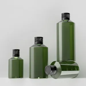 Bouteilles de rangement 5pcs Refipillable Vide Bottle Lotion Jar Makeup Pump Pump Pump Pump Forwing Home (50 ml Black vert foncé)