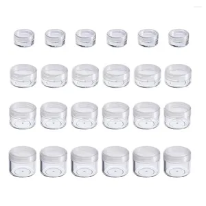 Opslagflessen 5 stks/set 15G-20G plastic reis cosmetische pot make-up container fles flacon flacon sample crème monster potten pot doos nail art