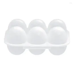 Bouteilles de stockage 6 conteneurs d'œufs, boîte à œufs en plastique, cellules de conservation de Camping en plein air, accessoires de cuisine à domicile