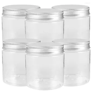 Opslagflessen 6 stuks aluminium deksel Mason Jars Voedsel verzegelde containers Noodzaak Draagbare Mini Babyglas