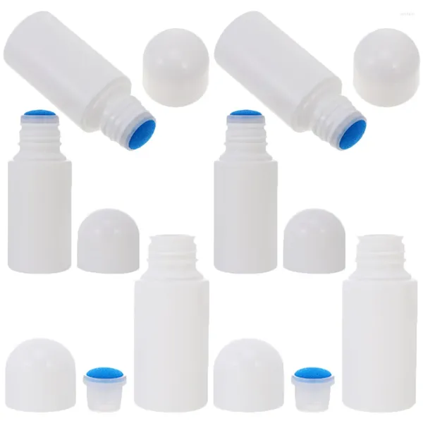 Bouteilles de stockage 6 pièces bouteille de liniment éponge conteneur vide sous-remplissage petit applicateur ABS liquide
