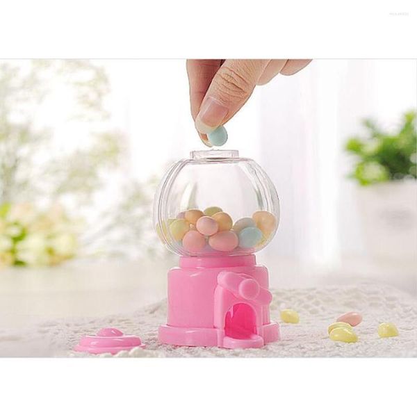 Bouteilles De Stockage 6 Pcs Distributeurs Automatiques Distributeur De Bonbons Machine Gumball Jouet Mini Chewing Gum