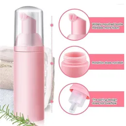 Botellas de almacenamiento 60 ml Botella de espuma Jabón Mousse Dispensador de líquido Plástico Vacío Cosmético Champú Loción