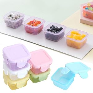 Opslagflessen 60 ml plastic keukenbox kleine containers vierkante vacuüm voedselorganisator huishoudelijke pp dozen