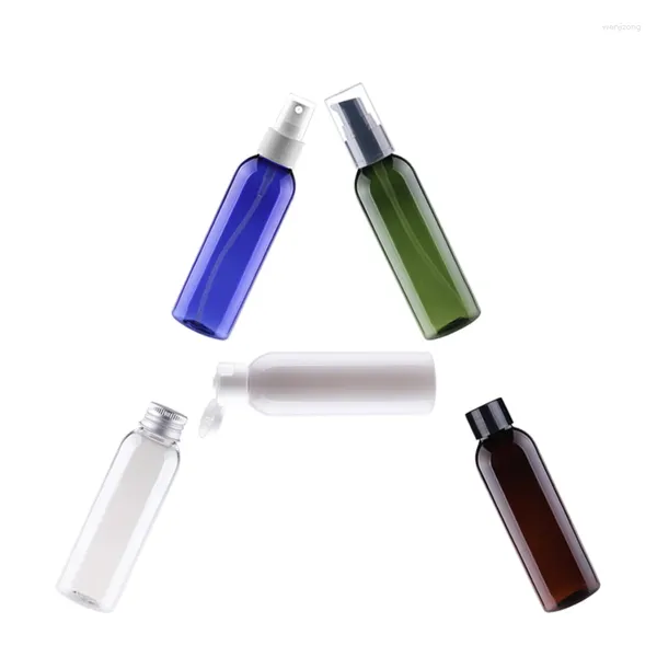 Bouteilles de rangement 60 ml x 50 bouteille de cosmétique en plastique avec pompe à pulvérisation crème de parfum vide lotion de soins de la peau