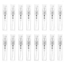 Bouteilles de rangement 60pcs Plastic en plastique Parfum de voyage rechargeable vide (3 ml)