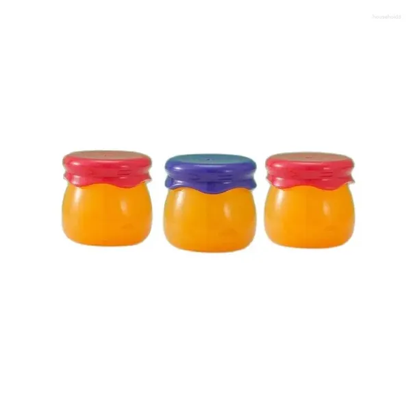 Bouteilles de stockage 6g Baume à lèvres mignon Pots de glaçage à lèvres 20 / 50pcs Vide Rouge à lèvres Boîte de remplissage directe en plastique Pommade solide Anti-démangeaison Crème Déodorant