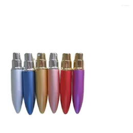Botellas de almacenamiento 6ml 50pcs/lote Aluminio Perfume Bottle Bottle Lipstick Style