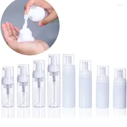 Opslagflessen 6 stks 30/50/00/80/100/150/200 ml schuimpomp Refilleerbare reis draagbare schuimende flessenlotion shampoo dispenser containers