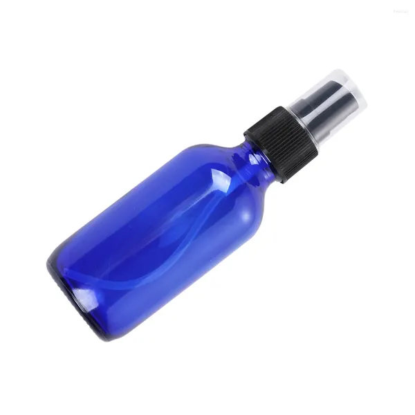 Botellas de almacenamiento 6 uds 60ml botella de spray de aceite esencial de vidrio atomizador fino recargable contenedor de subenvasado de viaje para limpieza