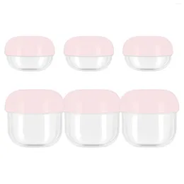 Bouteilles de stockage 6 pièces crèmes hydratantes pour les lèvres, anti-fuite, lotion portable approuvée par la TSA pour articles de toilette, conteneurs de voyage légers