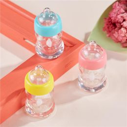 Botellas de almacenamiento 7 ml Botella de leche Plástico Brillo de labios Tubo vacío Cosmético Novedad Brillo de labios Envase de envases Frascos