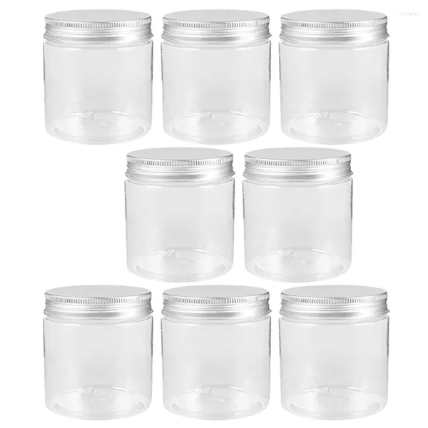 Bouteilles de rangement 8 pc récipieurs en plastique scellant la confiture de confiture givrée de petits fruits bocs miel