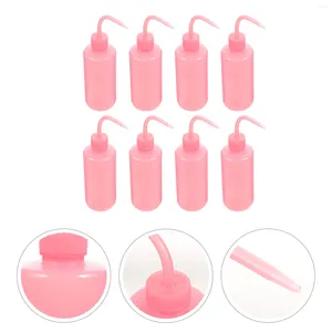 Storage Bottles 8 Pcs Rinse Bottle Women Eyelashes Clean Creative Soap Safe Cleaner Abs Bend Mouth
