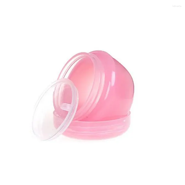 Bouteilles de rangement 80pcs / lot 20 ml 20g Small PP Plastic Crème Jar Cosmetic Sample Container