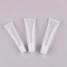 Opslagflessen 8 ml 10 ml 15 ml Lege Clear Transperant Lipgloss Buis 8g 10g 15g Plastic slang 100 stuks