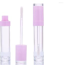 Bouteilles de stockage vides de 8ml, conteneurs de brillant à lèvres, baguette transparente ronde rechargeable, emballage cosmétique en plastique 30 pièces/50 pièces