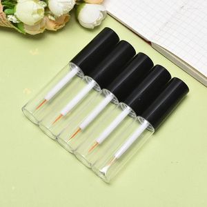 Bouteilles de rangement 8 ml Doudeur d'œil liquide vide Transparent tube transparent faux coignons à coiffure Eyeliner de bouteille