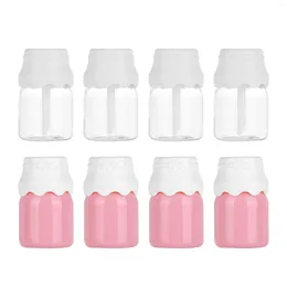 Botellas de almacenamiento 8 ml Tubo de brillo labial Recar botella mini glaseado de lápiz lápiz labial recipiente cosmético