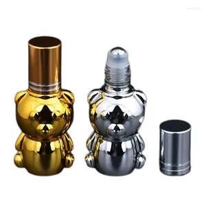 Opslagflessen 8 ml rol op de rolfles voor etherische oliën dragen hoogwaardige deodorantcontainers gratis bijvulbaar parfumglas