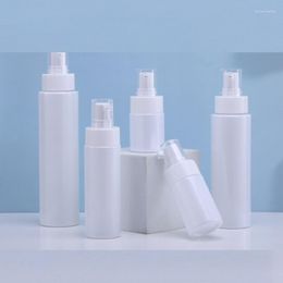 Bouteilles de stockage rechargeables, 8 pièces, 10 pièces, 20ml, 30ml, 60ml, 100ml, bouteille à pompe en verre blanc, pour Lotion cosmétique, Gel, Toner, émulsion