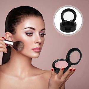 Opslagflessen 8-delige oogschaduwvervangingsdoos Compact hoesje Make-up lege plaat voor dames Meisjes Reizen Zwart