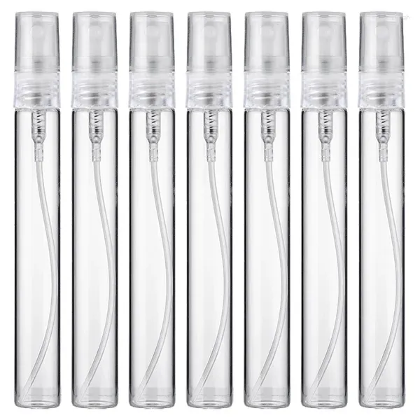 Bouteilles de rangement 8pcs / lot 10 ml bouteille de parfum portable en verre rechargeable atomiseur de spray atomiseur