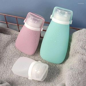 Bouteilles de rangement 90/60/30 ml DISTRIBUTION SILICONE Bouteille Voyage Srop Soft Lotion Gel Shampooing Cosmetic Cosmetic vide