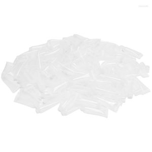 Bouteilles de stockage A06I 100 pièces 10 ml bouteille de distribution tubes de brillant à lèvres vides contenants de lotion transparents pour cosmétiques bricolage bouche oblique