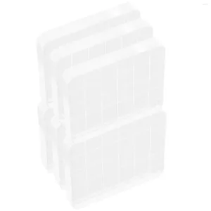 Bouteilles de stockage bloc de timbre acrylique outil d'estampage blocs clairs fourniture de bricolage accessoire pour Transparent