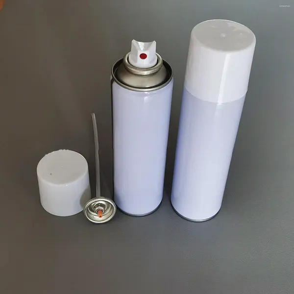 Botellas de almacenamiento Lata de aerosol Portátil Industrial Recargable Metal a prueba de fugas 300 ml Aplicación Pintura en aerosol