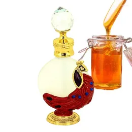 Bouteilles de rangement Perfume antique Paons en forme de parfum vintage Conteneurs de parfum parfumés beaux et pratiques pour le toner de lotion en eau bénite