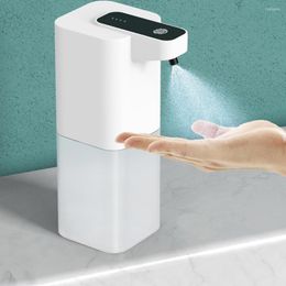 Bouteilles de stockage Distributeur automatique de savon à induction Désinfectant intelligent pour les mains Lavage en mousse Téléphone portable Infrarouge Désinfection par pulvérisation d'alcool