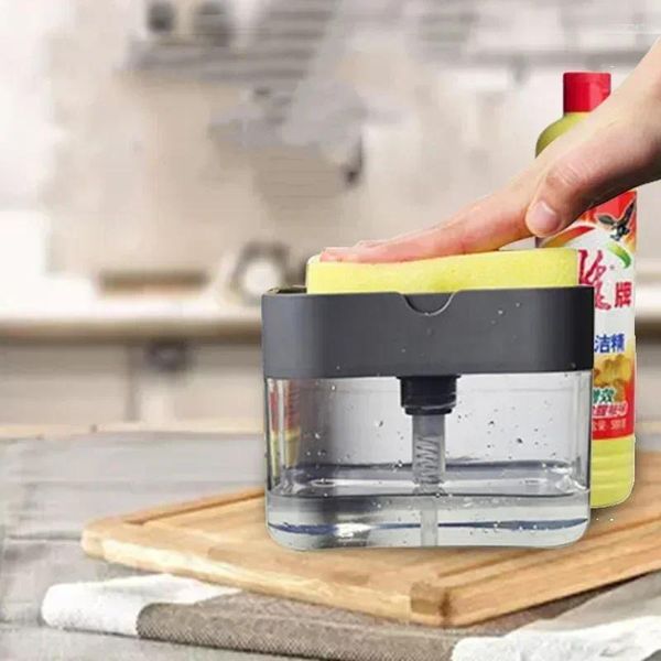Botellas de almacenamiento Botella de dispensador de jabón automático para la cocina de la cocina de la cocina Manual