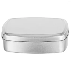 Opslagflessen bar zeep reiscontainer metalen vierkante aluminium doos voedsellade aluminium kast
