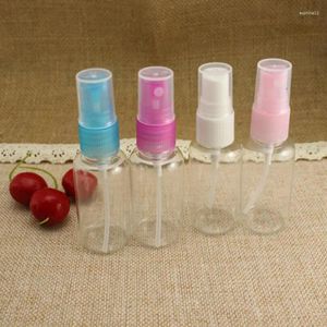 Botellas de almacenamiento maquillaje de belleza Pequeño riego lata de 25 ml de botella de spray PET PLASCO DE AGUA MÁS