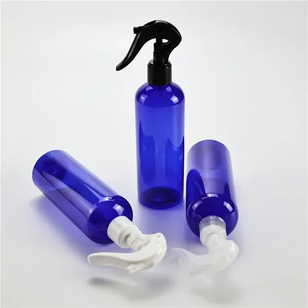 Bouteilles de stockage Bleu 300 ml x 20 Bouteille de pompe de pulvérisation en plastique vide 300cc Conteneur d'emballage de cosmétiques avec pulvérisateur pour cheveux de salon