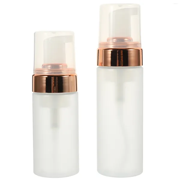 Bouteilles de rangement nettoyant pour le visage en bouteille de voyage de voyage Cosmetics Refipillable Pump Hand Savon
