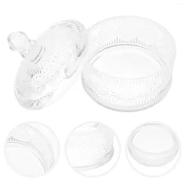 Boîte de bouteilles de stockage Candyjar Bijoux Bol en relief Pots Party Cookie Conteneur de mariage Canister Sucre Cadeau Faveur Apothicaire Réservoir Can