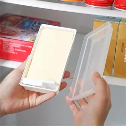 Opslagflessen doos met deksel innovatief handig gemakkelijk te gebruiken multifunctioneel duurzame boter en snijboxen slicer gladde pp