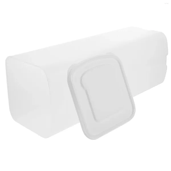 Bouteilles de rangement boîte à pain récipient sandwich contenant des contenants en plastique transparent avec couvercle une pièce